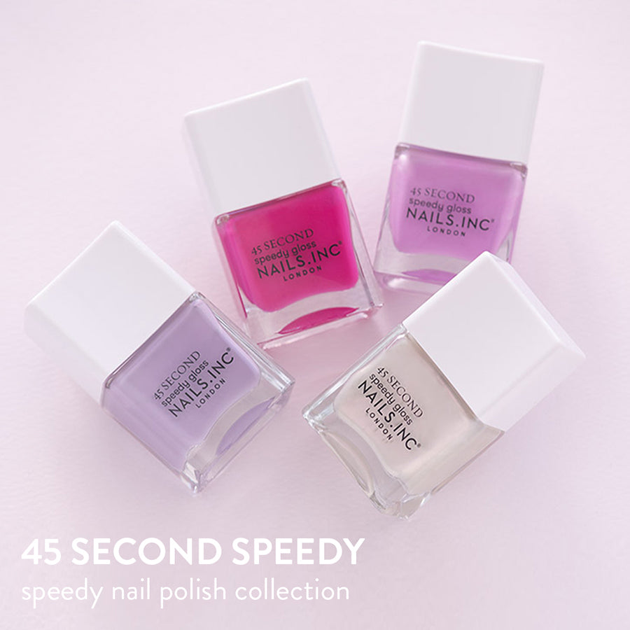 4月24日(水)発売｜45秒の超速乾カラーコレクション“45 SECOND SPEEDY”から新色が登場！ – NAILS INC Japan ...