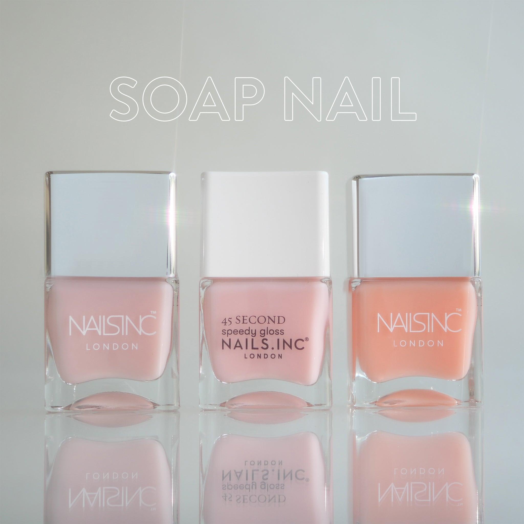 SOAP NAIL｜石けんの泡のようなシアーなみずみずしさが魅力のソープ