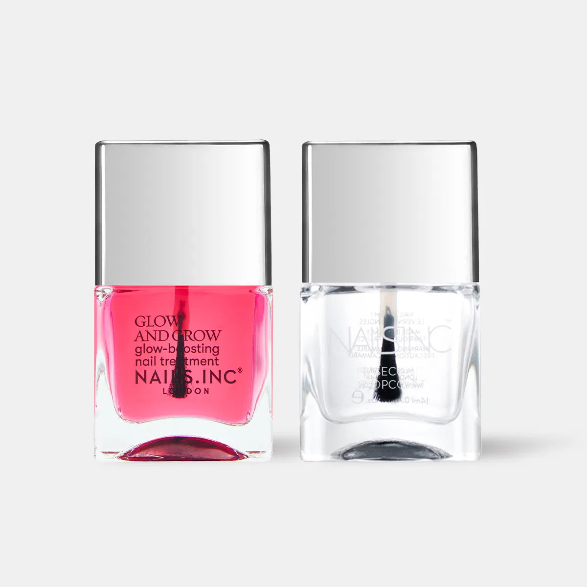 ネイルズインク トップコート&amp;ベースコート ナンバーワン ミニベース＆クリアトップコートキット | NAILS INC