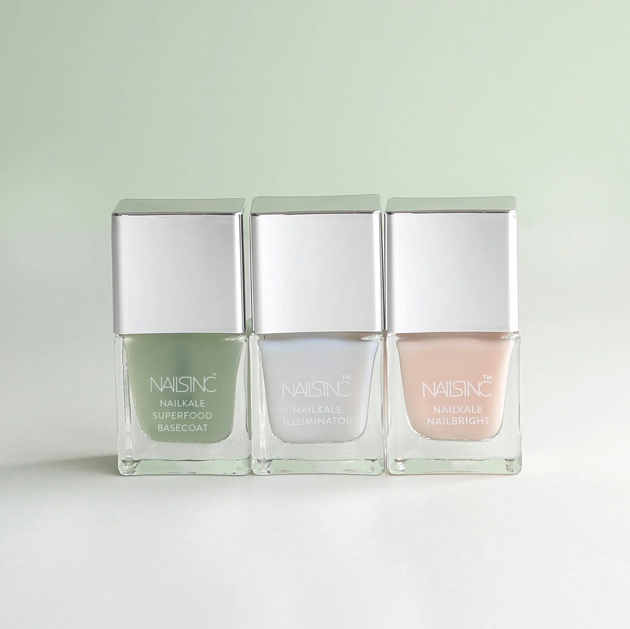 【NAILS INK】ネイルズインク ベース&トップコート &トリオキット BABY KALE Trio Kit(Basecoat&Colors) – NAILS INC Japan