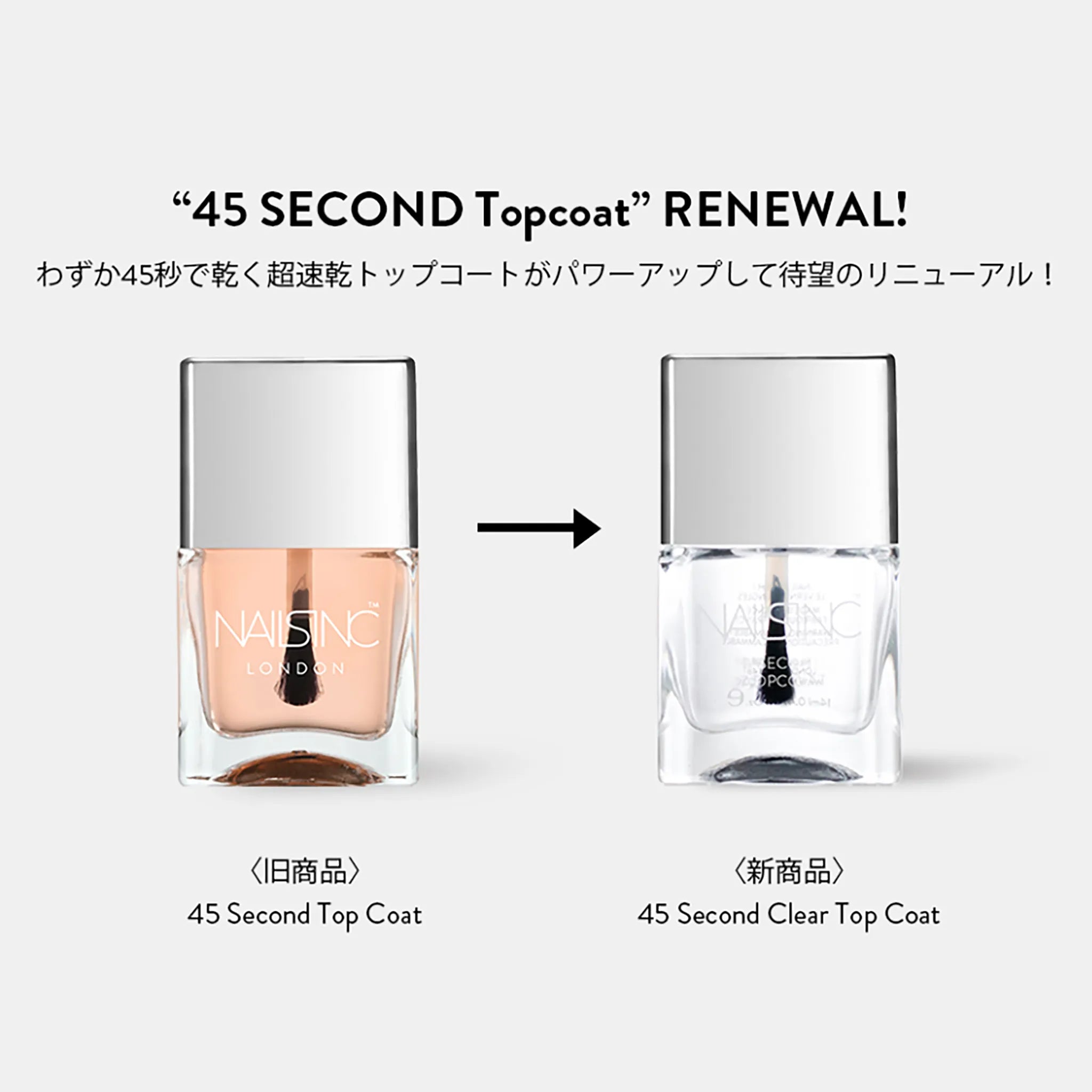 45 セカンド クリア トップコート | NAILS INC（ネイルズ インク）公式